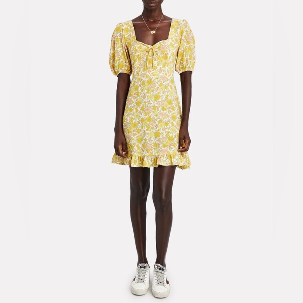 Faithfulll the Brand Agathe Floral Mini Dress Sz XL